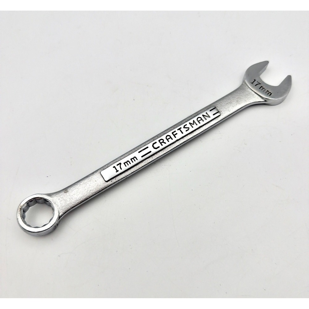 Vintage Craftsman V Series 17mm Metric 12 point Combination Wrench 42929 USA